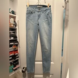 Levi's Women's Light Blue Skinny Jeans